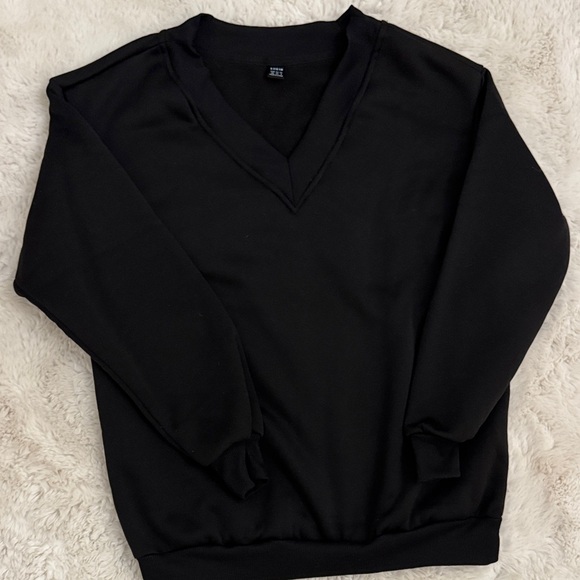 SHEIN Men's Classic Black V-Neck Sweater - Picture 1 of 1